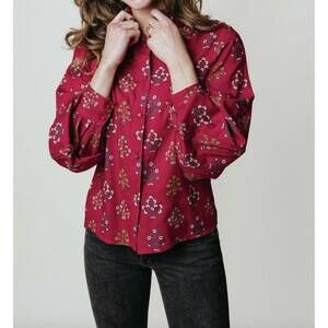 NEW 2.7 AUGUST APPAREL sadie blouse top in liberty